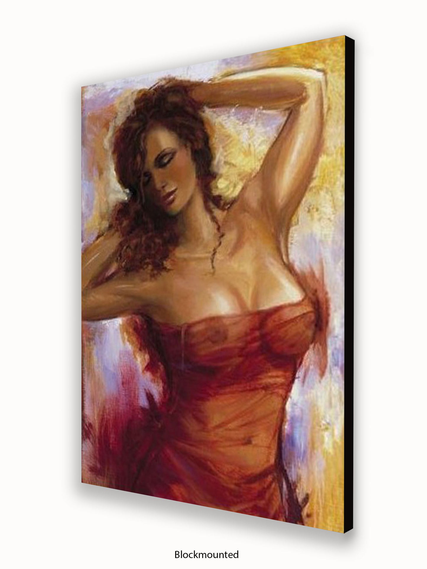 Red Female Art Poster