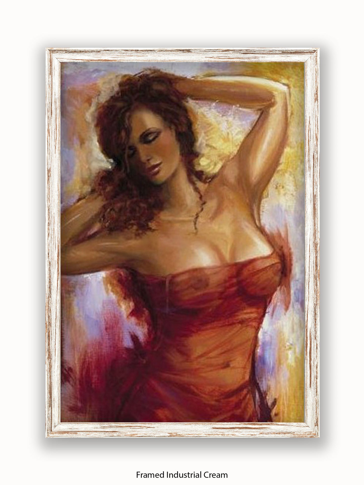Red Female Art Poster