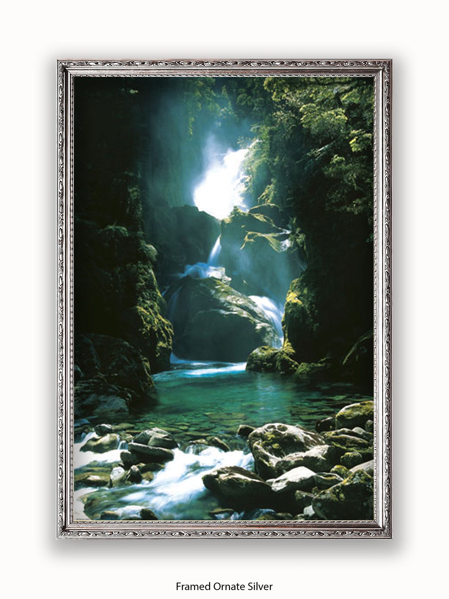 New Zealand Waterfall Poster