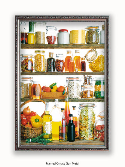 Kitchen Cupboard Poster