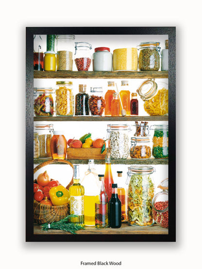 Kitchen Cupboard Poster