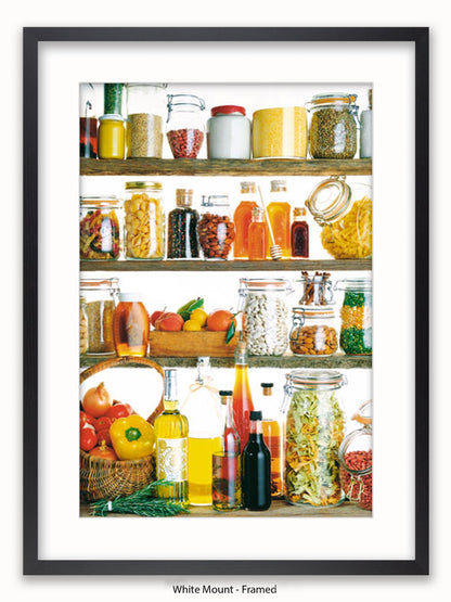 Kitchen Cupboard Poster