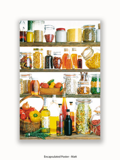 Kitchen Cupboard Poster