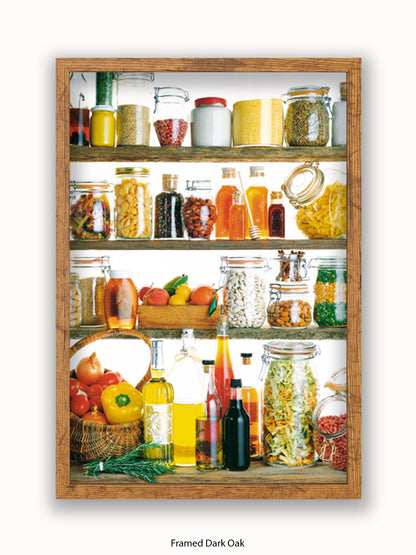 Kitchen Cupboard Poster
