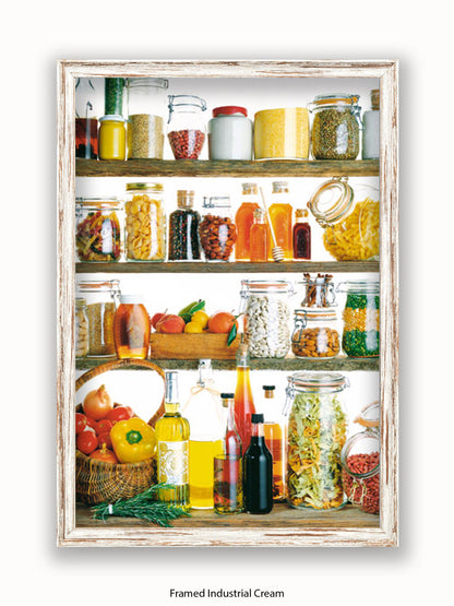 Kitchen Cupboard Poster