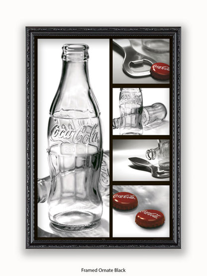 Coca Cola Bottle 4 pics R/Side Poster