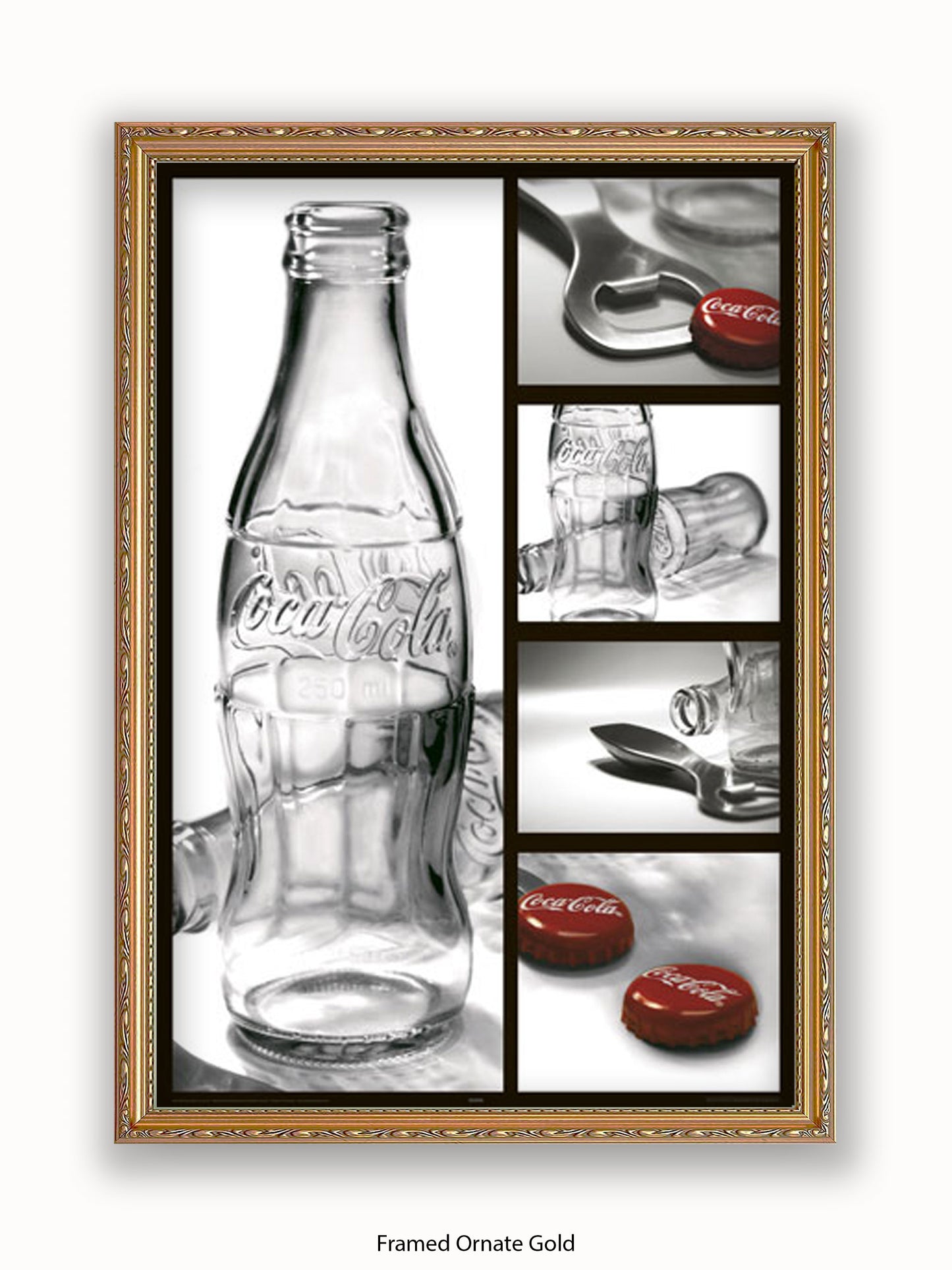 Coca Cola Bottle 4 pics R/Side Poster