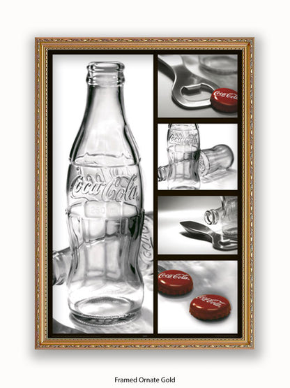 Coca Cola Bottle 4 pics R/Side Poster