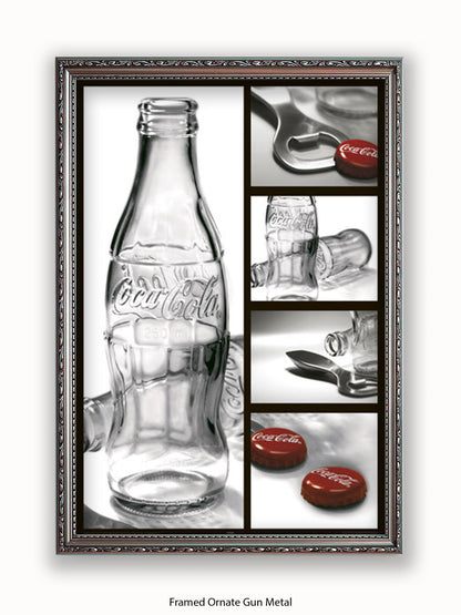 Coca Cola Bottle 4 pics R/Side Poster