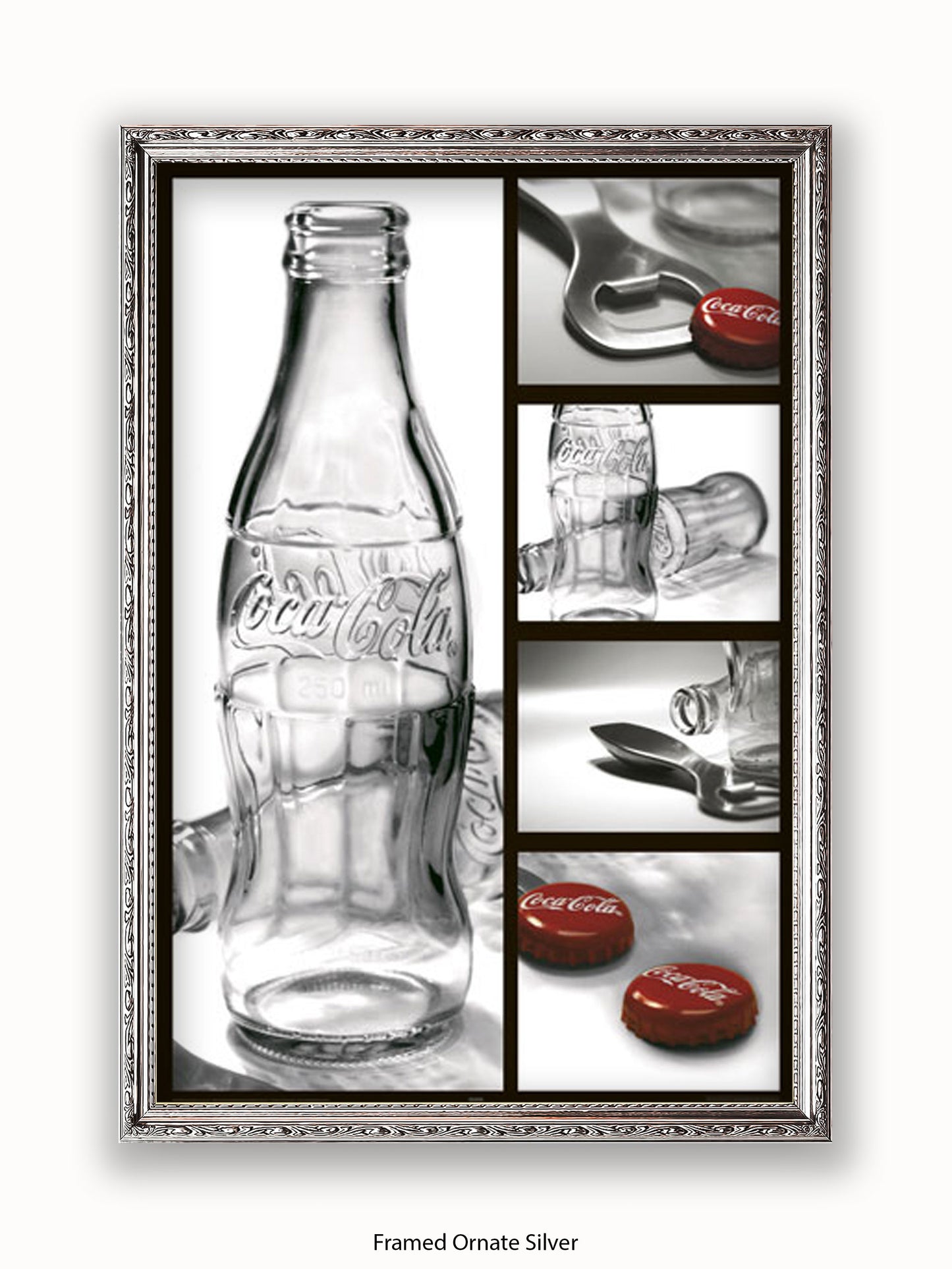 Coca Cola Bottle 4 pics R/Side Poster