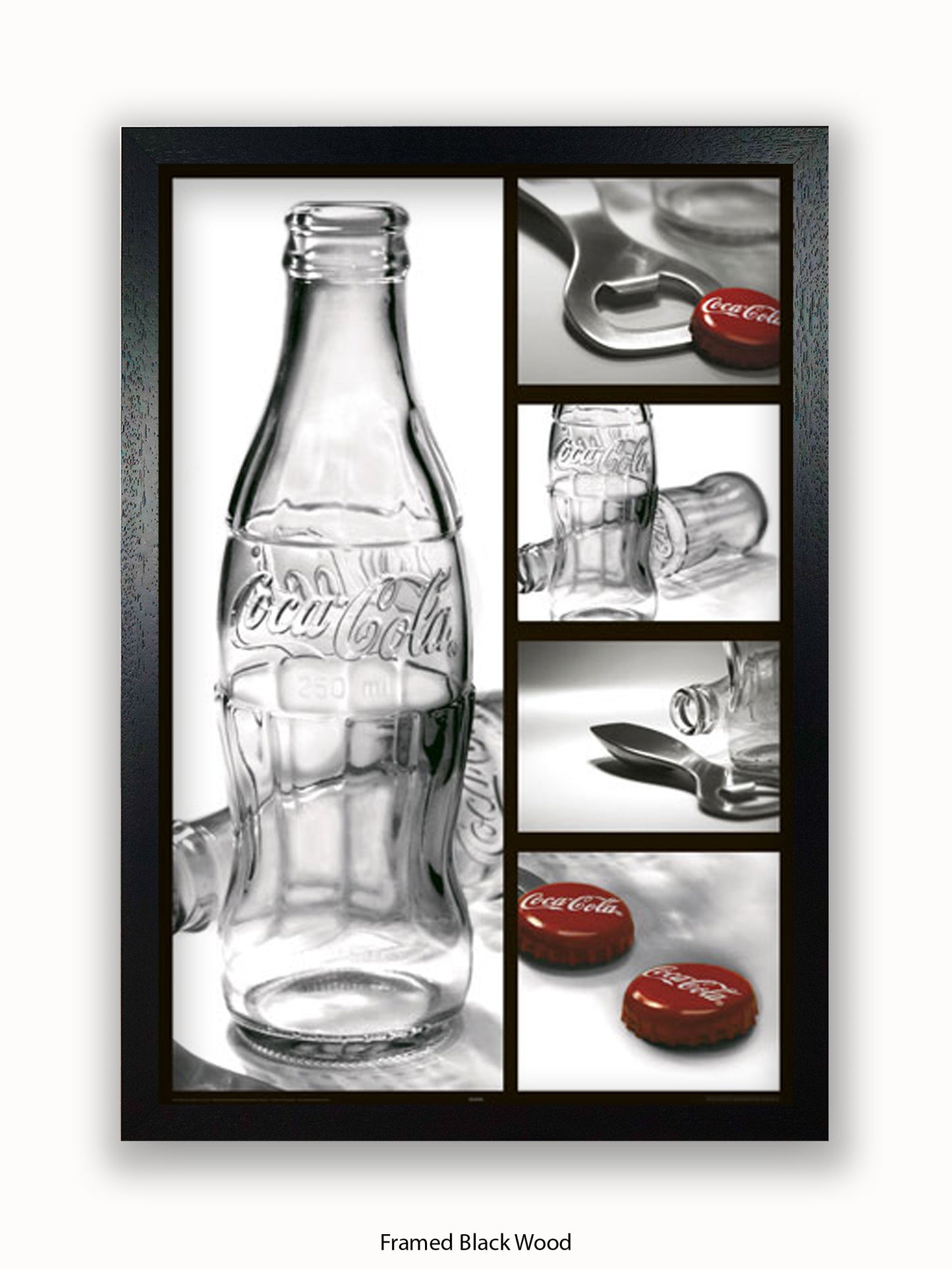Coca Cola Bottle 4 pics R/Side Poster