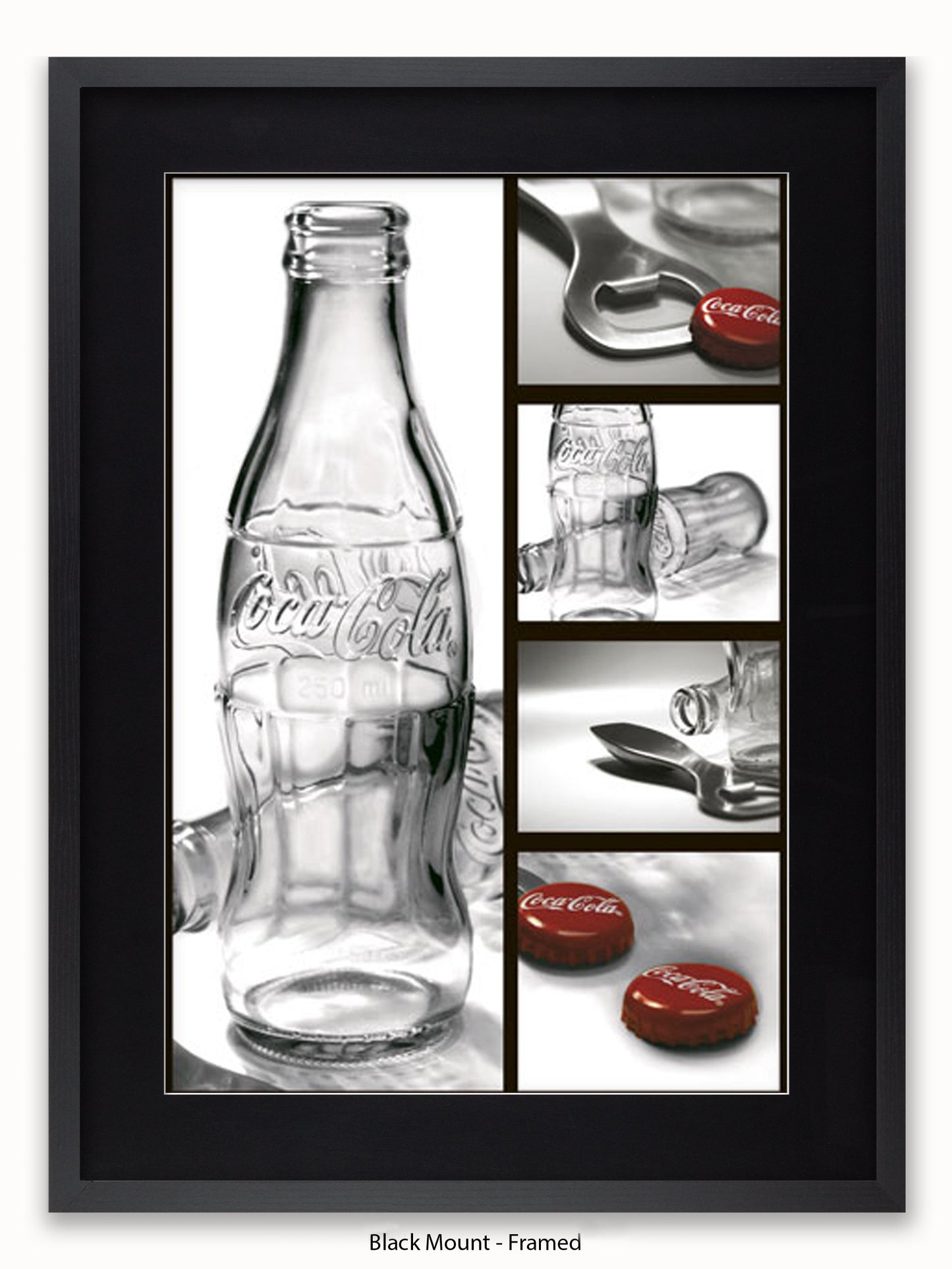 Coca Cola Bottle 4 pics R/Side Poster
