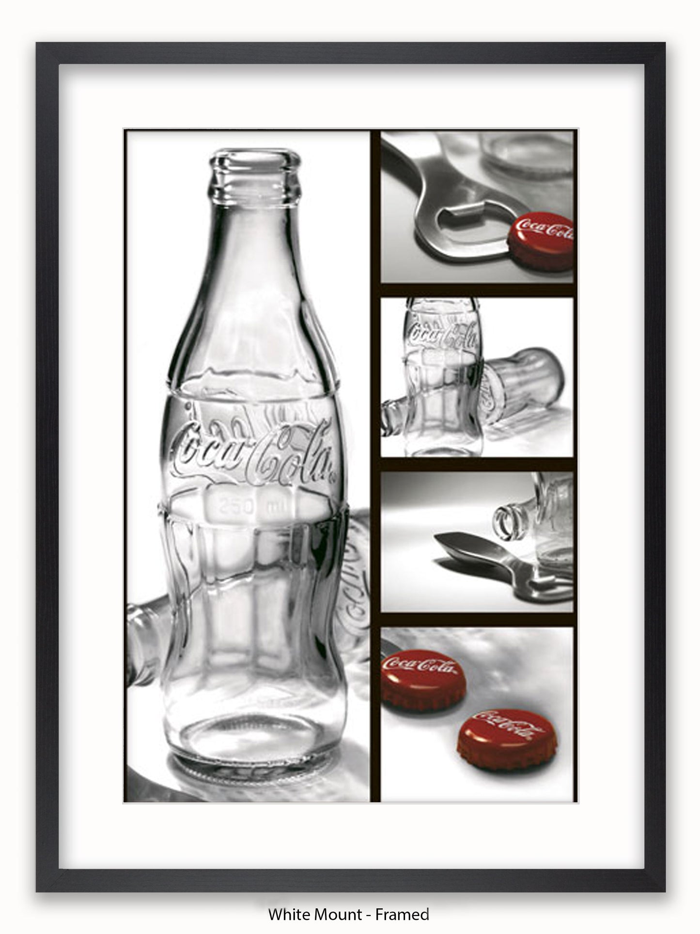 Coca Cola Bottle 4 pics R/Side Poster