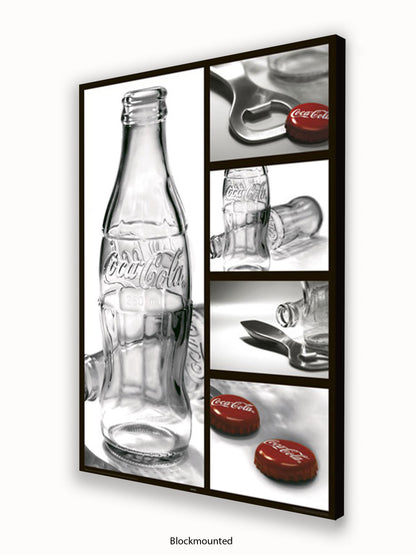 Coca Cola Bottle 4 pics R/Side Poster
