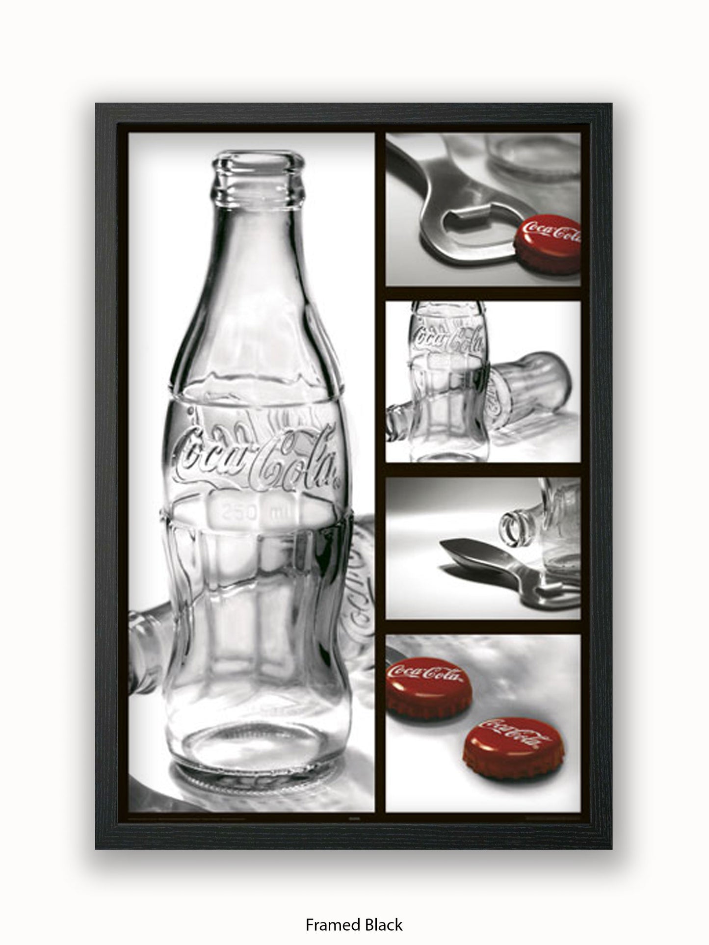 Coca Cola Bottle 4 pics R/Side Poster