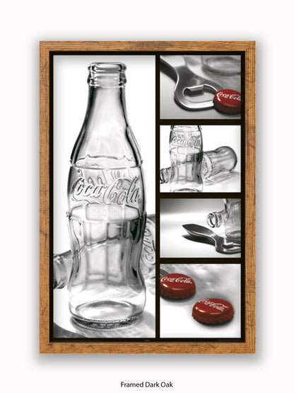 Coca Cola Bottle 4 pics R/Side Poster