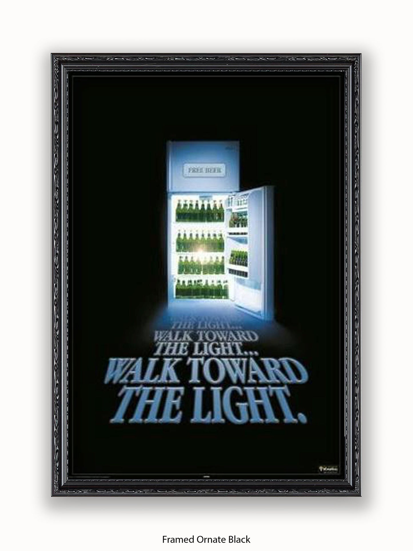 Beer Walk Towards The Light Poster