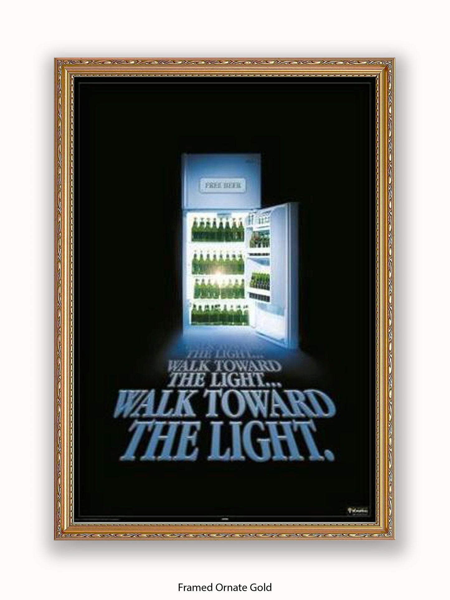 Beer Walk Towards The Light Poster