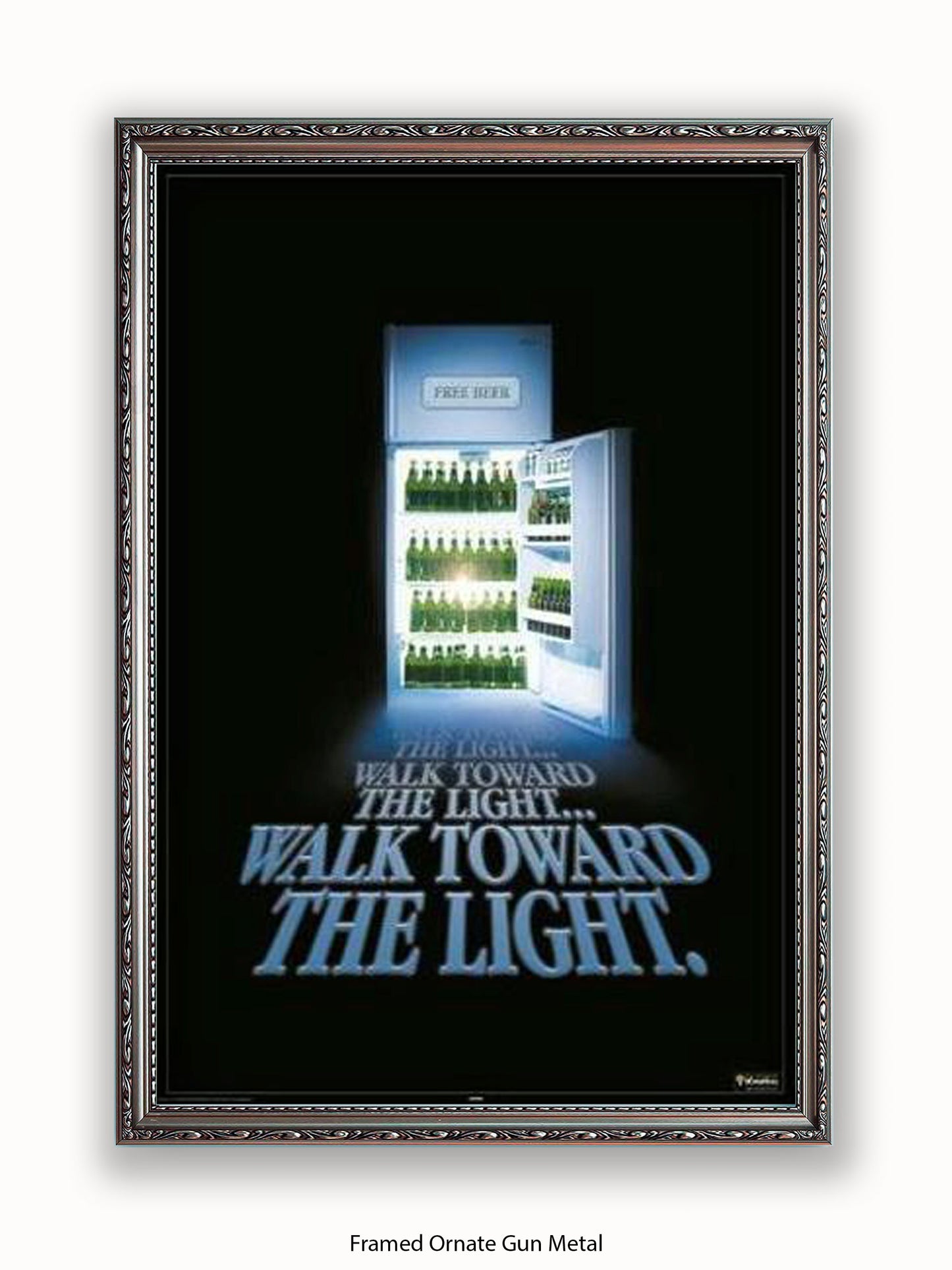 Beer Walk Towards The Light Poster