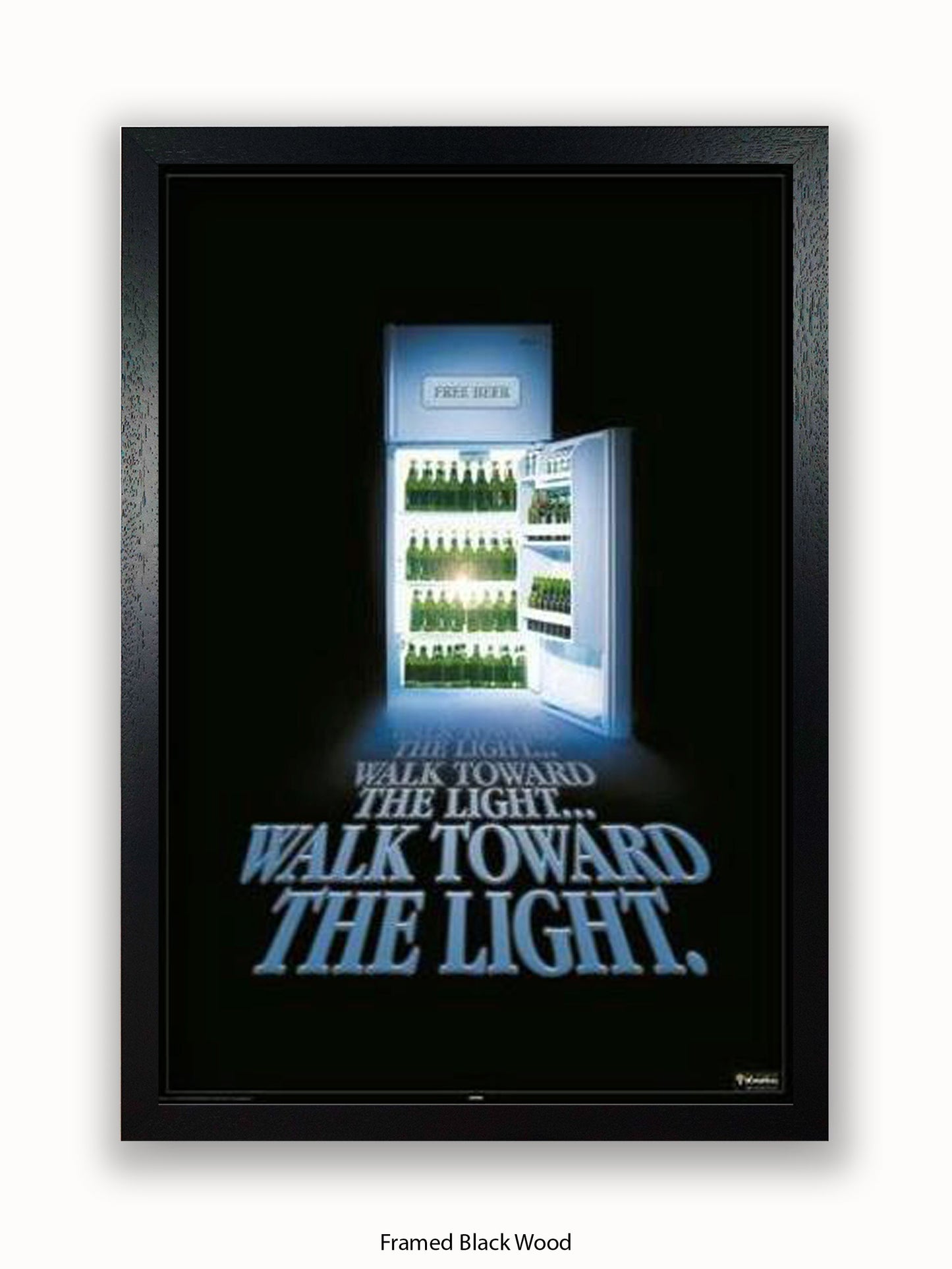 Beer Walk Towards The Light Poster