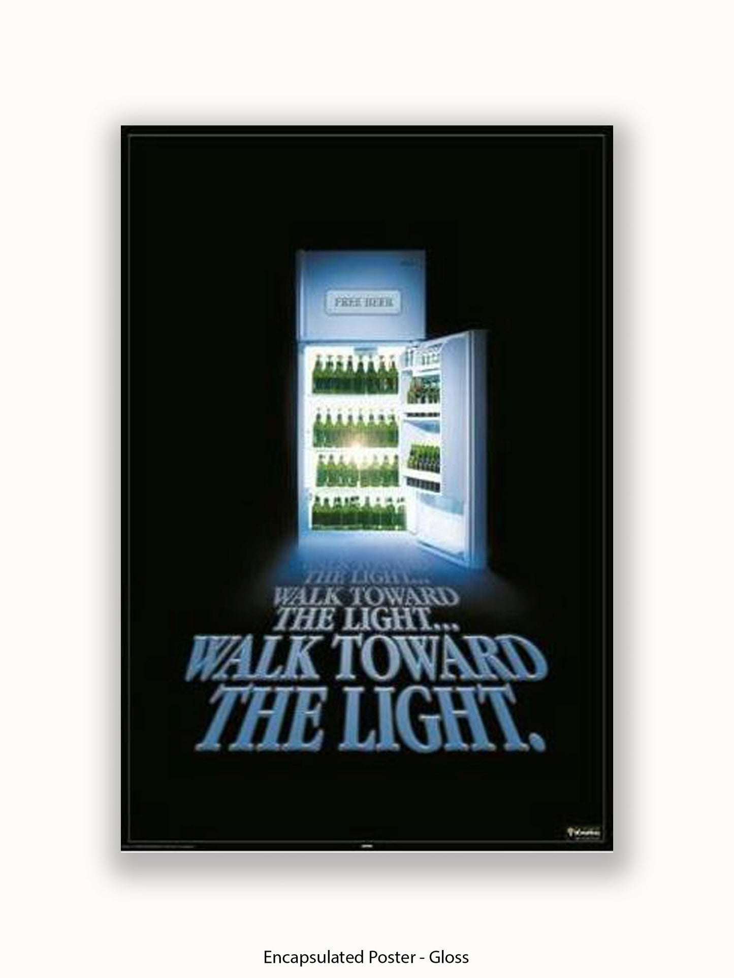 Beer Walk Towards The Light Poster