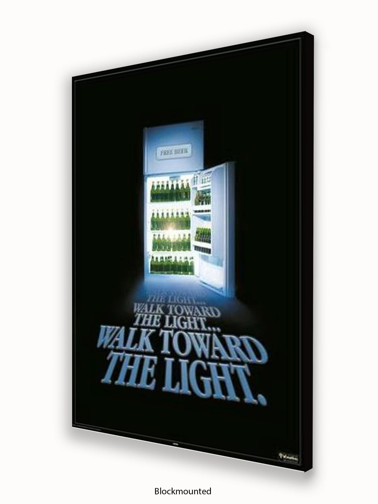 Beer Walk Towards The Light Poster