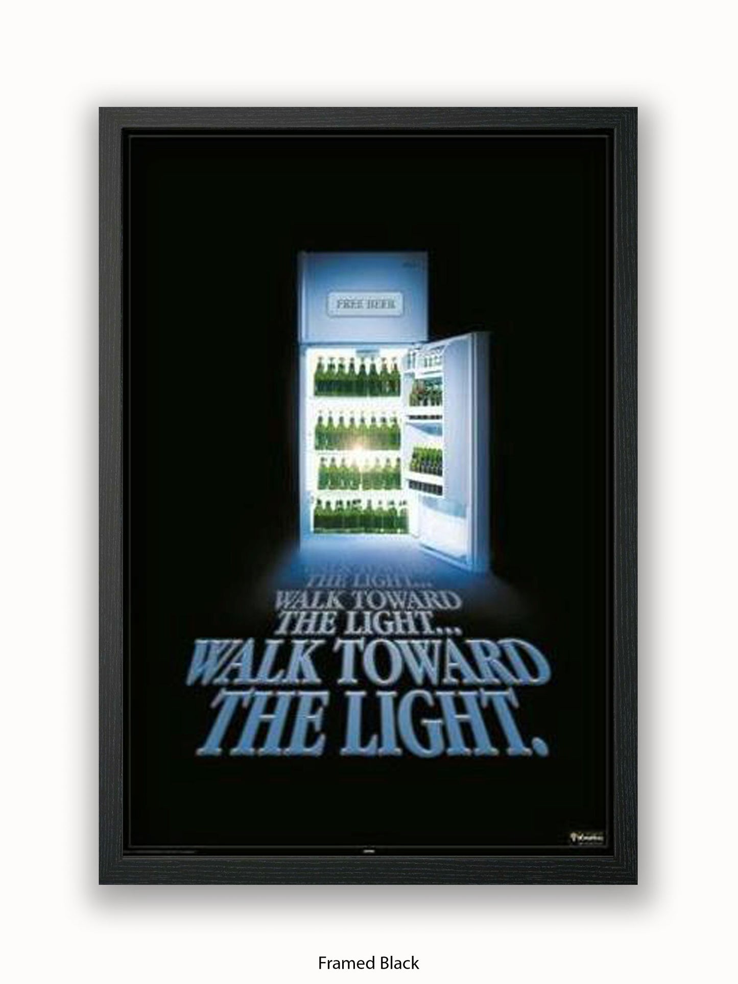 Beer Walk Towards The Light Poster