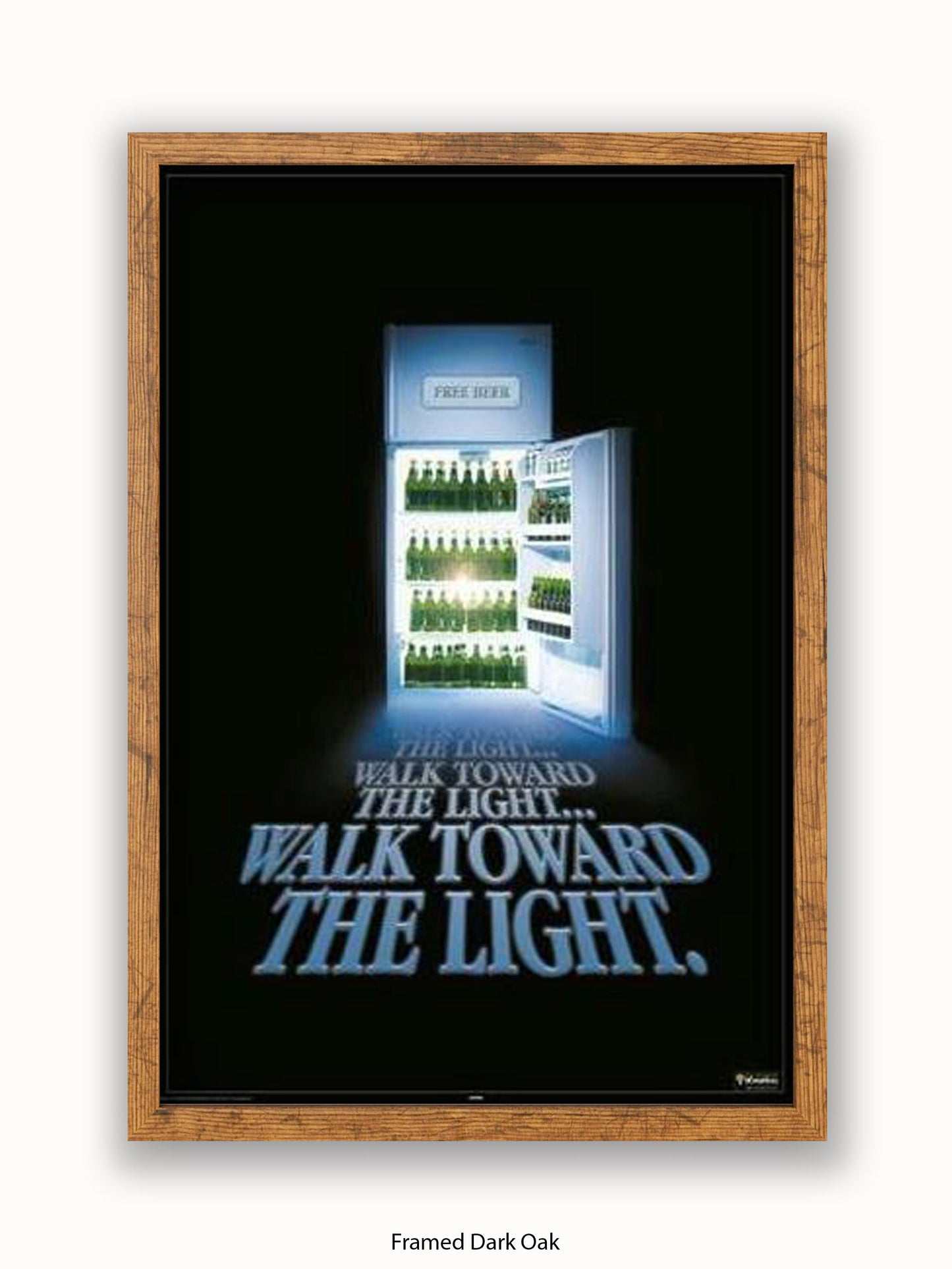 Beer Walk Towards The Light Poster