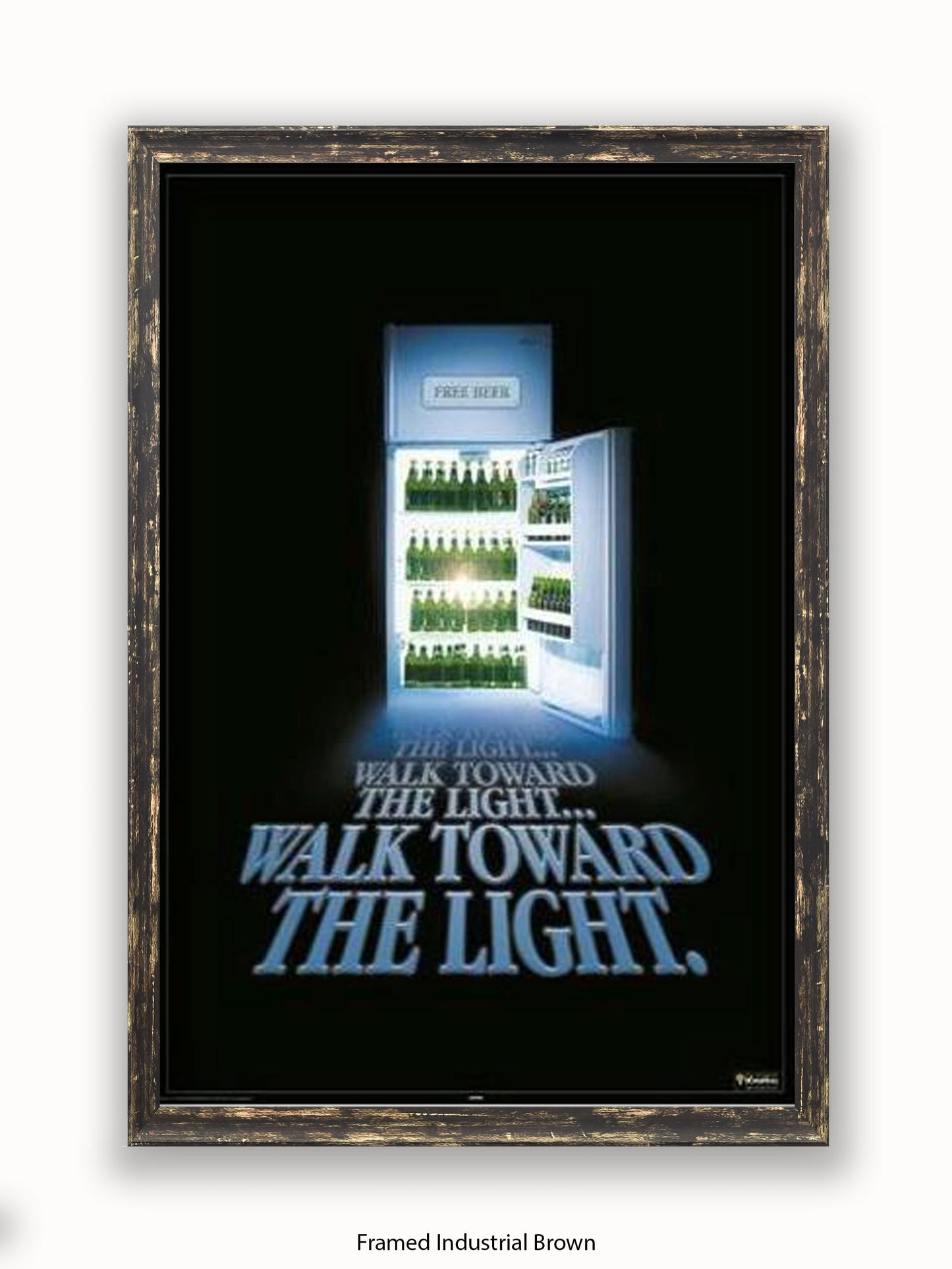 Beer Walk Towards The Light Poster
