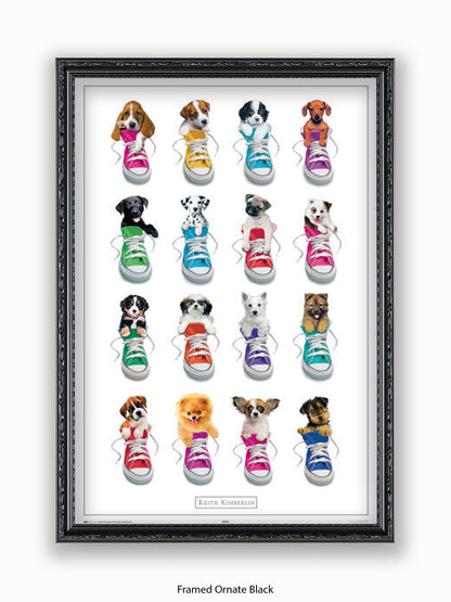 Keith Kimberlin Sneakers Puppies Poster