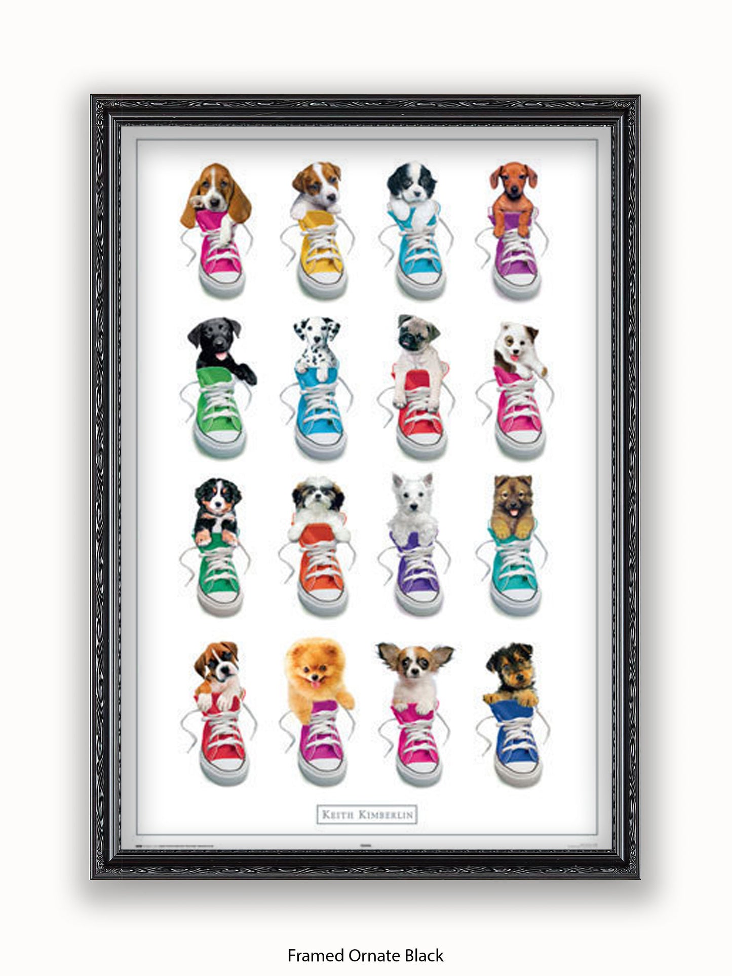 Keith Kimberlin Sneakers Puppies Poster