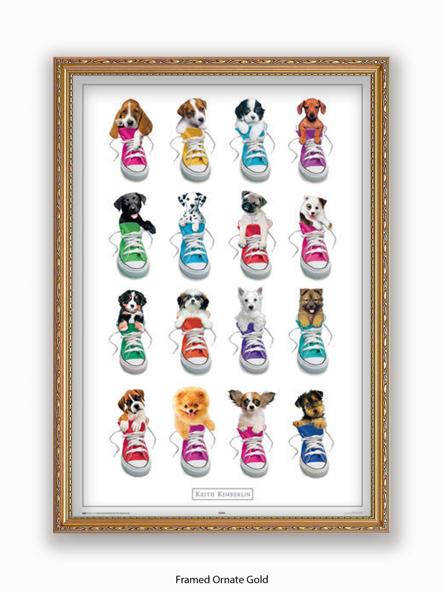 Keith Kimberlin Sneakers Puppies Poster