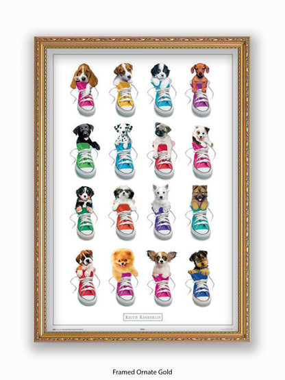 Keith Kimberlin Sneakers Puppies Poster