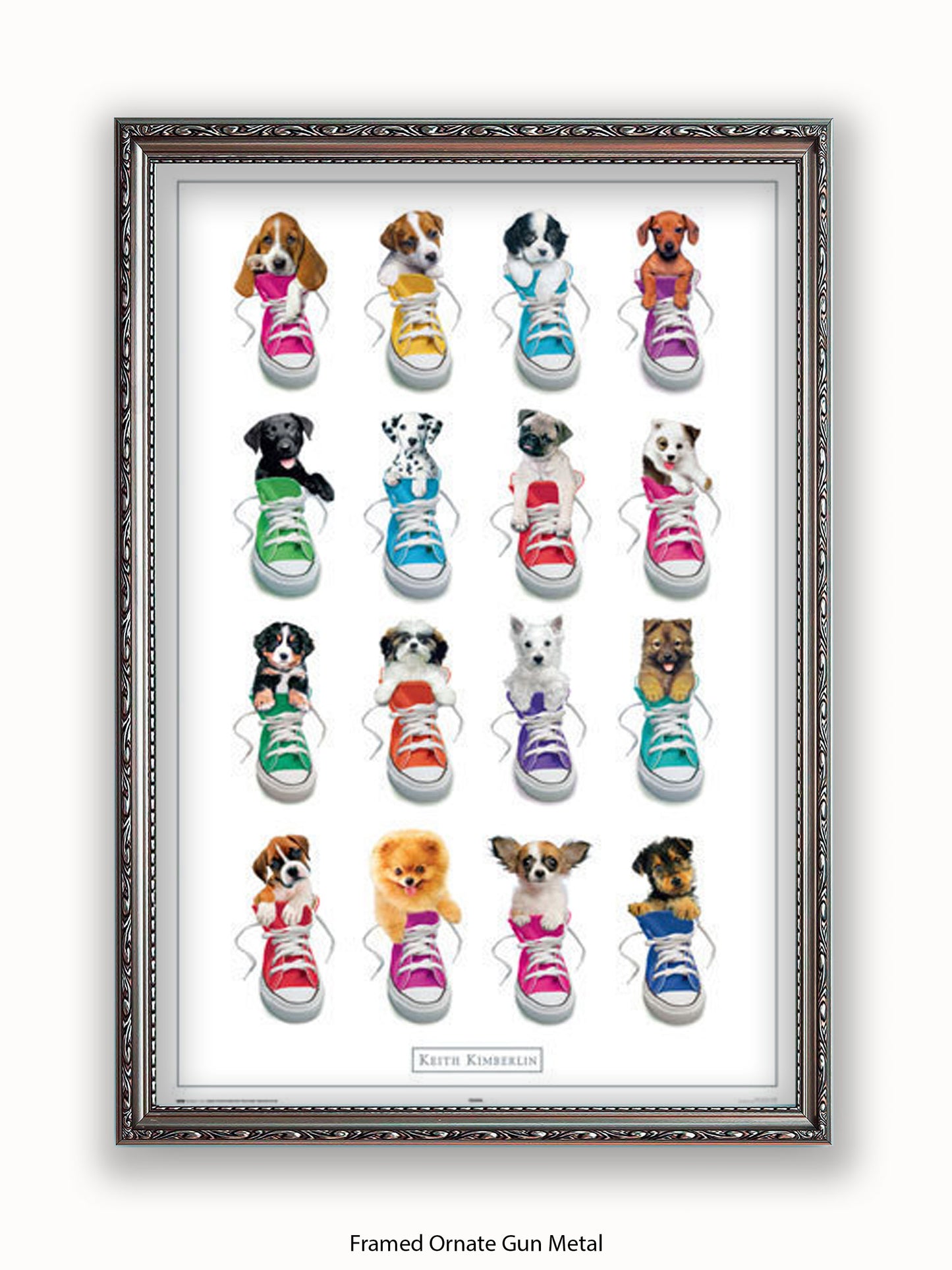 Keith Kimberlin Sneakers Puppies Poster