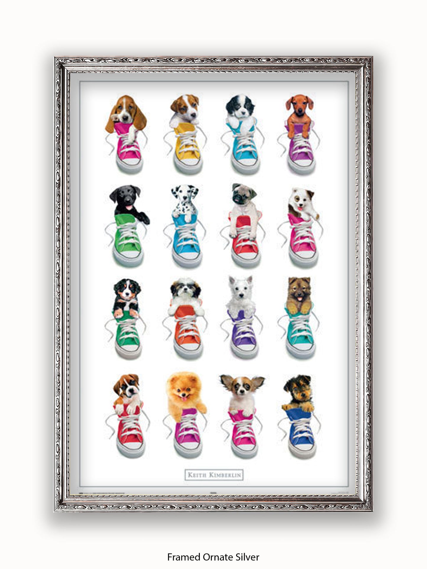 Keith Kimberlin Sneakers Puppies Poster