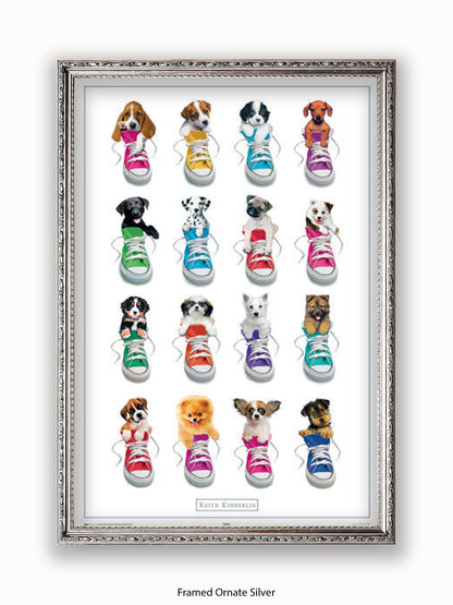 Keith Kimberlin Sneakers Puppies Poster