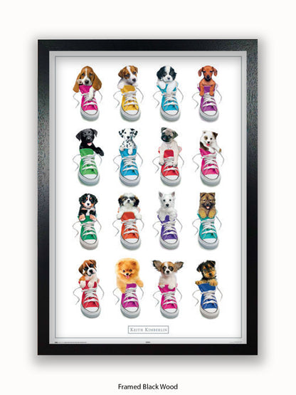 Keith Kimberlin Sneakers Puppies Poster