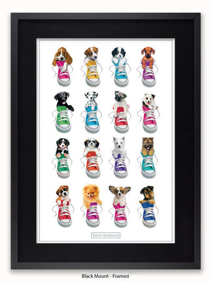 Keith Kimberlin Sneakers Puppies Poster
