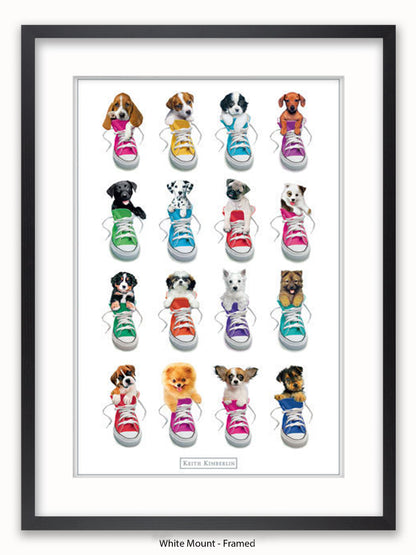 Keith Kimberlin Sneakers Puppies Poster