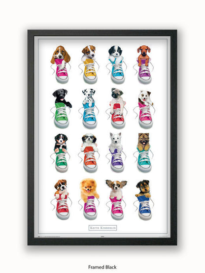 Keith Kimberlin Sneakers Puppies Poster