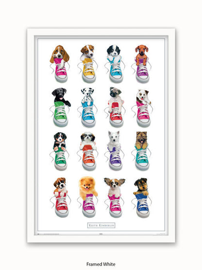 Keith Kimberlin Sneakers Puppies Poster