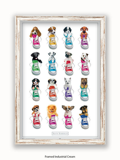 Keith Kimberlin Sneakers Puppies Poster