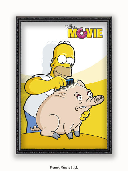 Simpsons  The  Movie  Piggy Poster