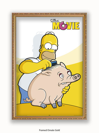 Simpsons  The  Movie  Piggy Poster