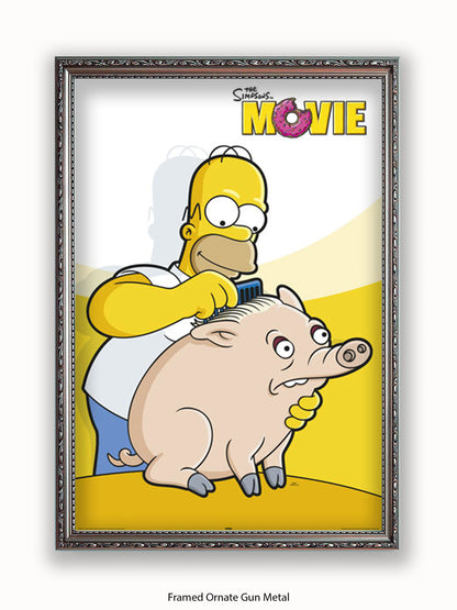 Simpsons  The  Movie  Piggy Poster