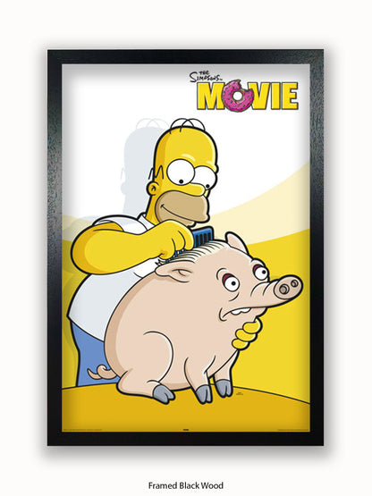 Simpsons  The  Movie  Piggy Poster