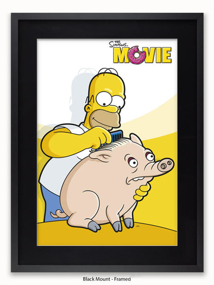 Simpsons  The  Movie  Piggy Poster
