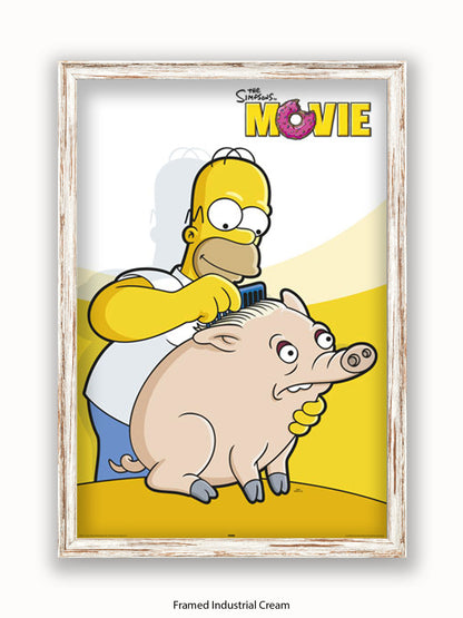 Simpsons  The  Movie  Piggy Poster