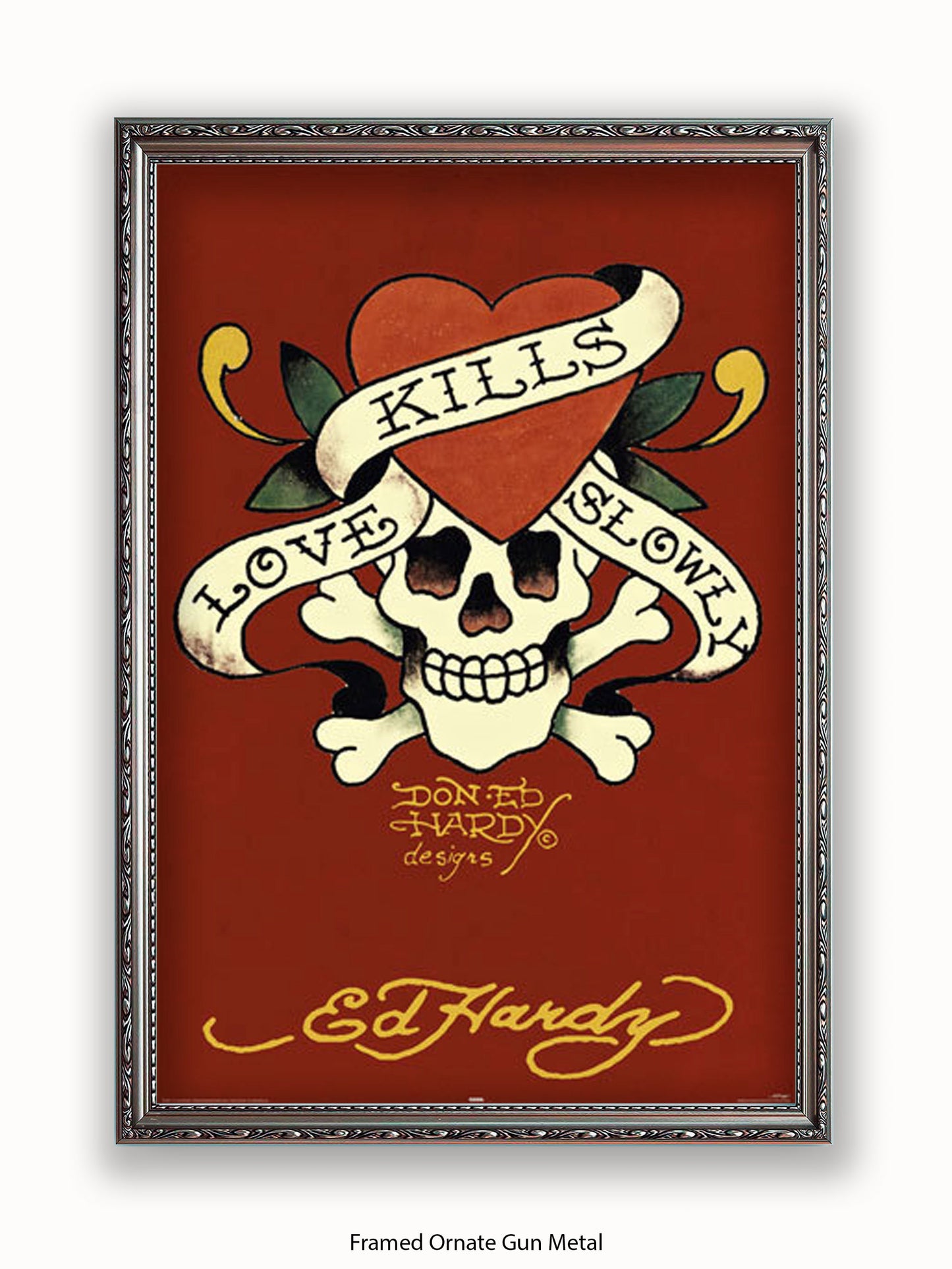 Ed Hardy Love Kills Slowly Poster