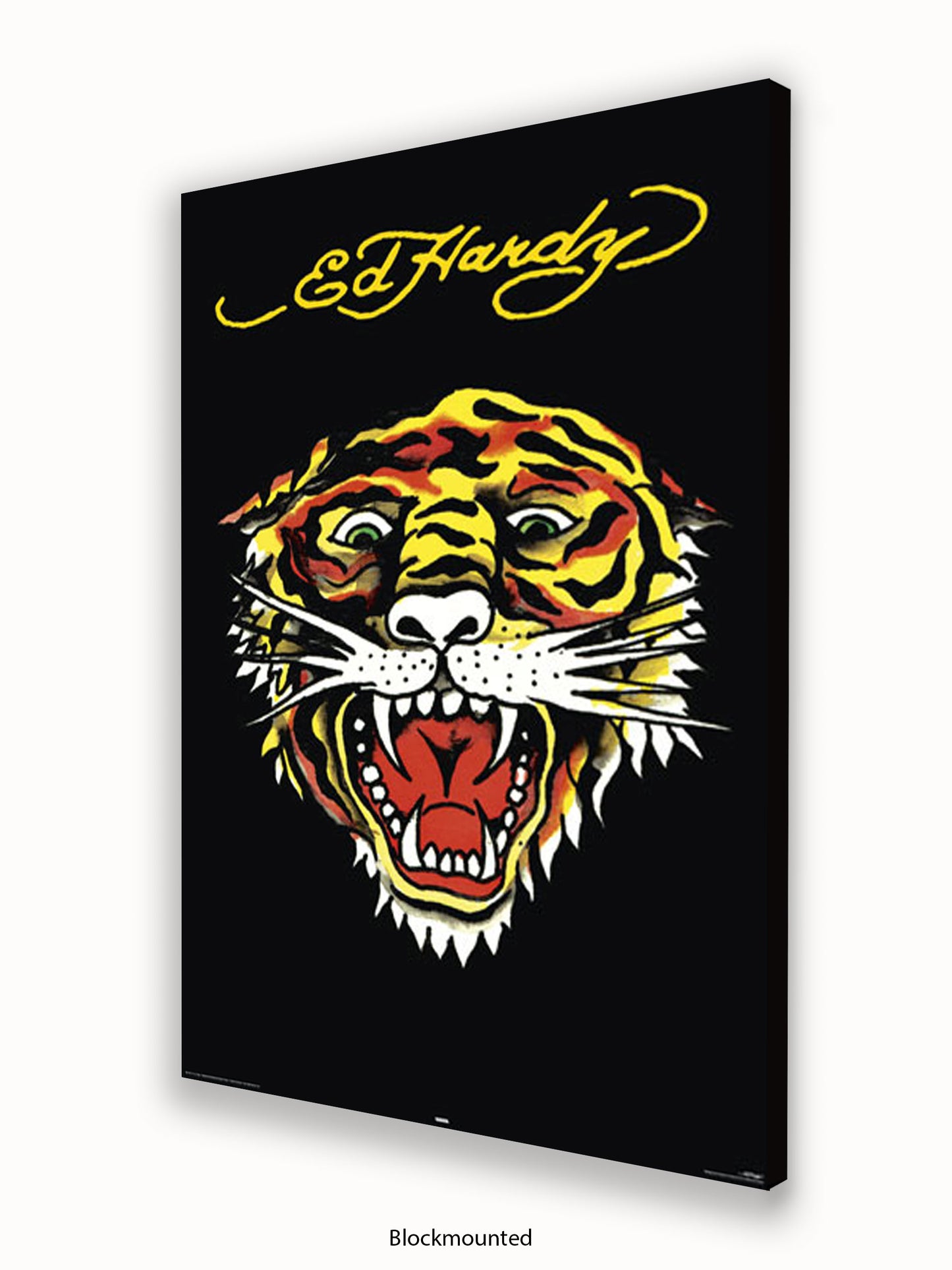 Ed  Hardy  Tiger  Black Poster